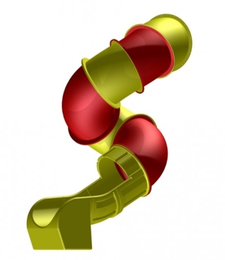 Picture of Multi-Coloured Spiral Tube Slide